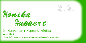 monika huppert business card